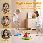 3-in-1 Ladybug Action Game Set – Rocket Launcher, Musical Jump & Ring Toss for Kids - Image 5