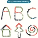 Domino Train Blocks Set Building And Stacking Toy - Image 4