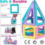 102 PCS Magnet Building Set with Wheel - Image 3